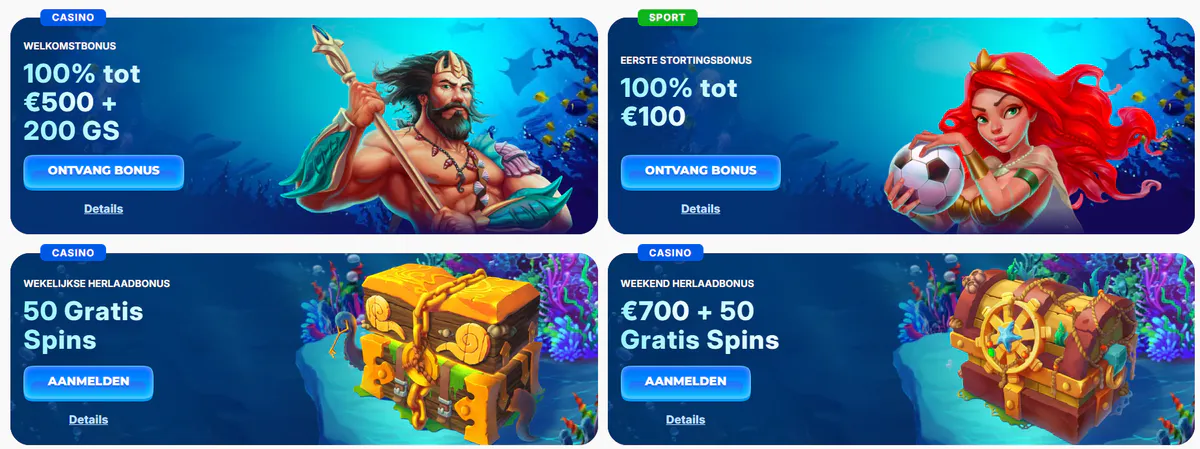 posido casino bonussen